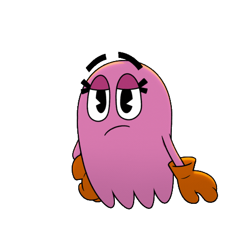Surprised Bandai Namco Sticker by PAC-MAN