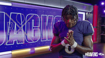 Football Rubbing GIF by Baltimore Ravens