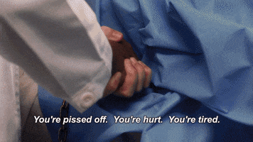 Greys Anatomy Youre Pissed Off Youre Hurt Youre Tired GIF by ABC Network