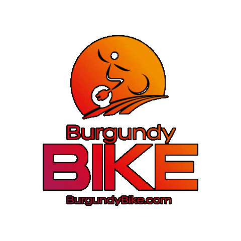Burgundy Bike Sticker