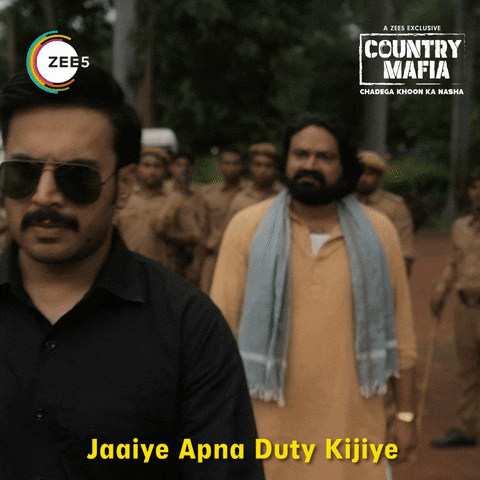 Police Cop GIF by ZEE5 Shows