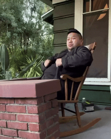 Suspicious Rocking Chair GIF