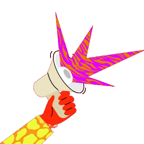 Megafon Sticker by DGB NRW