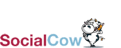 Social Media Cow Sticker by SocialCow