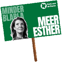 Esther Blabla Sticker by Partij voor de Dieren