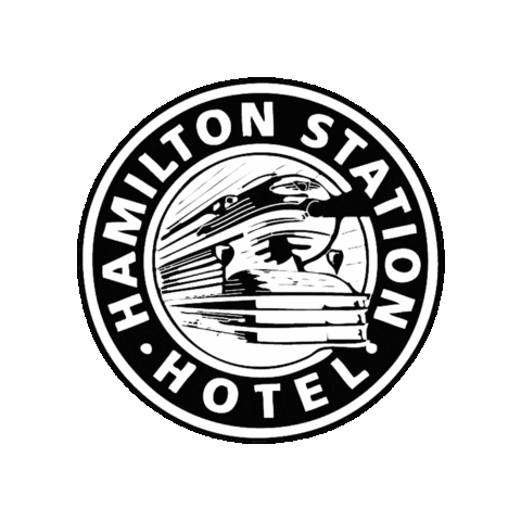 The Hamilton Station Hotel Sticker