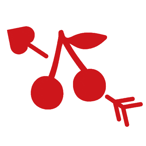 Valentines Day Cherry Sticker by Bonpoint