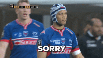sorry excuse GIF by FCG Rugby