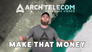 Get That Money GIF by Arch Telecom