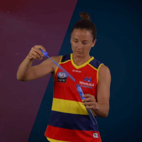 Bubbles Crowsaflw GIF by Adelaide Crows