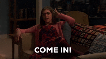 Come In Season 9 GIF by The Big Bang Theory
