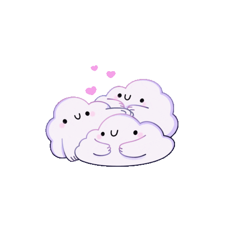 Cute Clouds Sticker