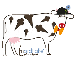 Mordilatte - Gelato Artigianale Sticker