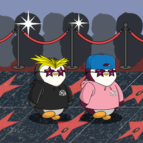 Walking In Red Carpet GIF by Pudgy Penguins