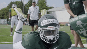 College Football Peace GIF by Michigan State Football