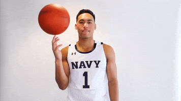 navyathletics navy athletics navy basketball navy mens basketball john carter jr GIF