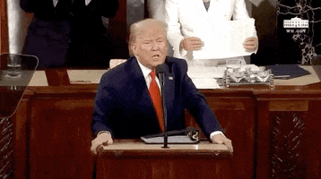 Donald Trump Ripping Paper GIF by GIPHY News