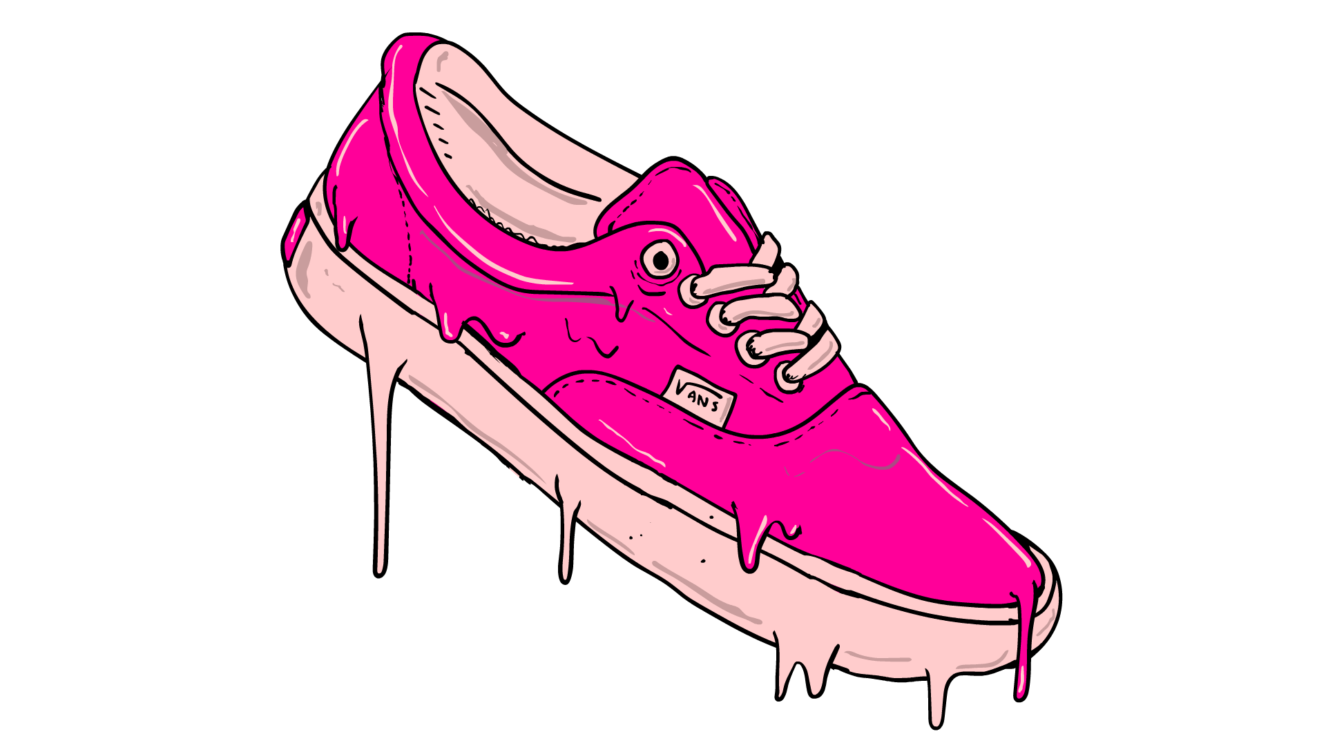 pink off the wall vans