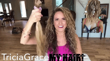 sad bad hair day GIF by Tricia  Grace