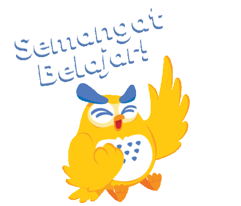 Bird Good Luck Sticker by Edutore by Gramedia for iOS & Android | GIPHY