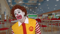 Ronald Mcdonald Crying GIF