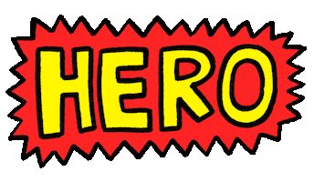 Hero Sticker by Russell Taysom