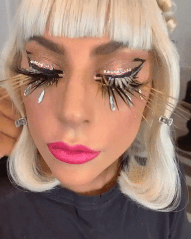 Lady Gaga Makeup GIF by MOODMAN - Find & Share on GIPHY