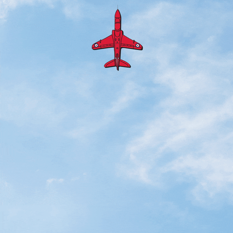 Red Arrows Aviation GIF by Air Force Gift Shop