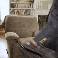 Tired Recliner GIF by Natalie Palamides