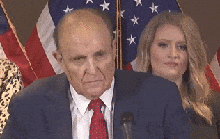 Sweating Rudy Giuliani GIF by GIPHY News