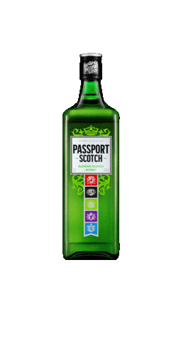 Passport Scotch Sticker
