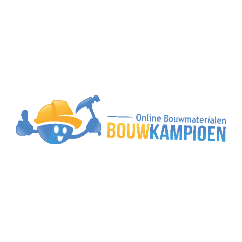 Bouwkampioen Sticker