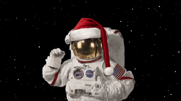 Way To Go Christmas GIF by NASA