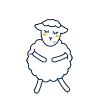 Sheep Sending Love Sticker by Wopilo