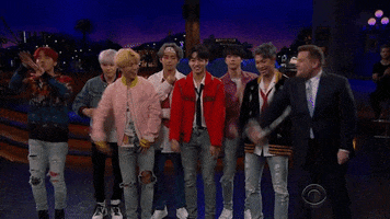 Bangtan Boys Dance GIF by The Late Late Show with James Corden