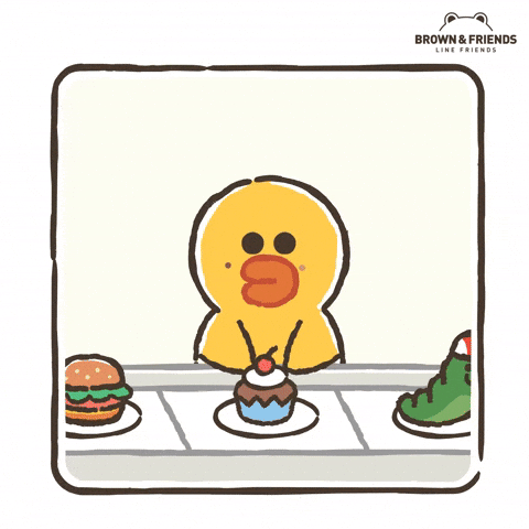 Sally Eat GIF by LINE FRIENDS