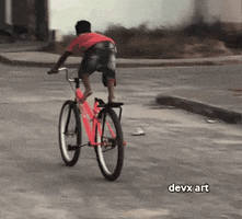 Child Bicycle GIF by DevX Art