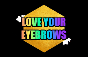 Eyebrows Brows GIF by Golden Queen Bee