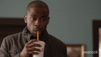 Dule Hill Drinking GIF by PeacockTV