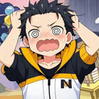 Shocked Re Zero GIF