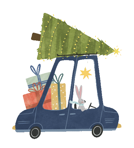 New Year Christmas Sticker