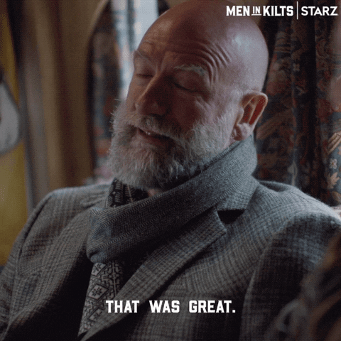 Happy Graham Mctavish GIF by Men in Kilts: A Roadtrip with Sam and Graham