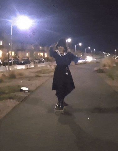 Skateboarding Yoyo GIF