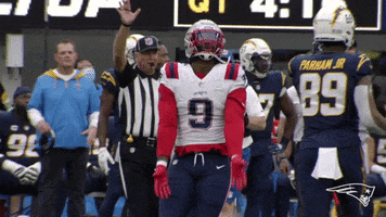 Football Celebrate GIF by New England Patriots