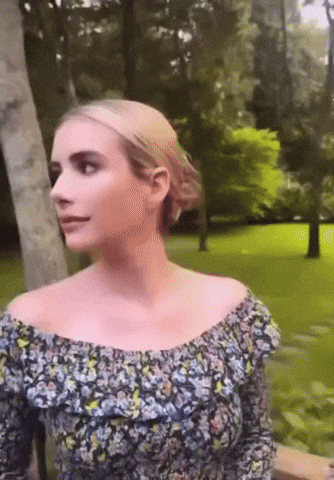Emma Roberts Laugh GIF