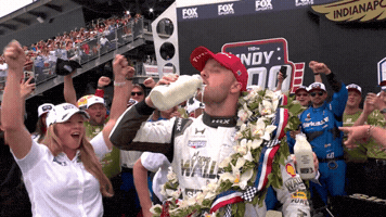 Indy 500 Celebration GIF by INDYCAR