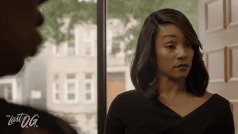 tiffany haddish side eye GIF by The Last O.G. on TBS - Find & Share on GIPHY