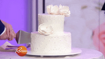 happy wedding cake GIF by Rachael Ray Show