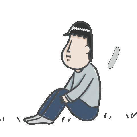 Sad Cry Sticker