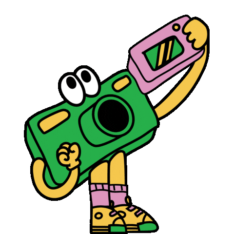 Camera Man Photoshoot Sticker by TeamSKIP